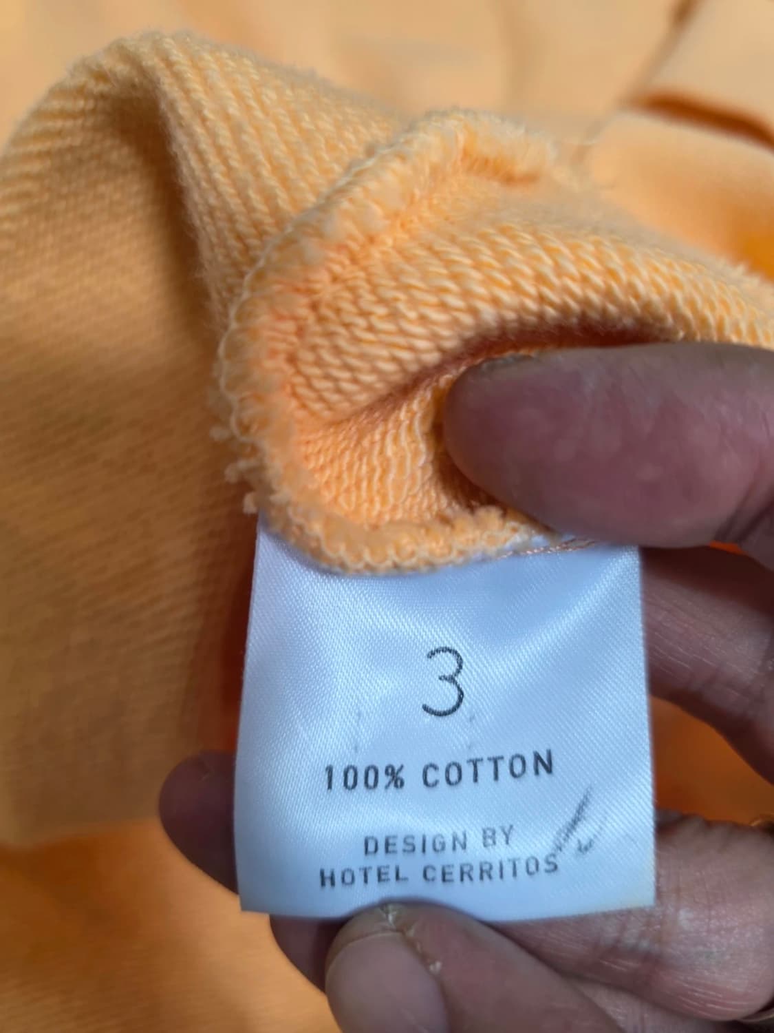 호텔 세리토스 와이키키 맨투맨 오렌지 3사이즈 상품이미지8