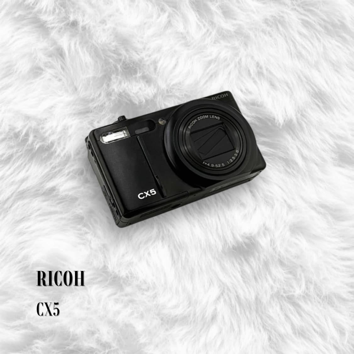 [필름무드] RICOH 리코 CX5 블랙 레트로 디지털 카메라 상품이미지1