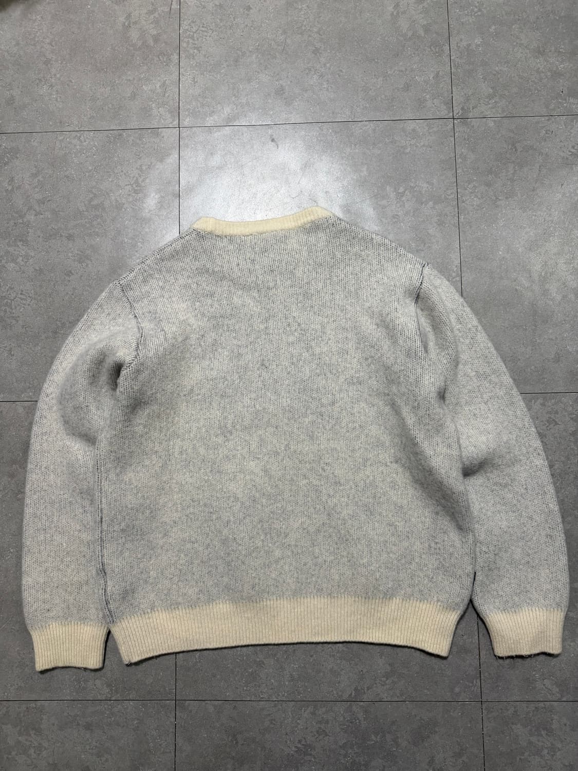 아웃도어  램스울  블랜디드  오버사이즈  니트 100size   상품이미지8