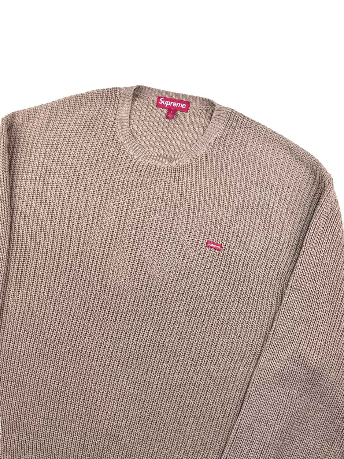 슈프림 스몰 박스 립드 스웨터 탄 상품이미지3