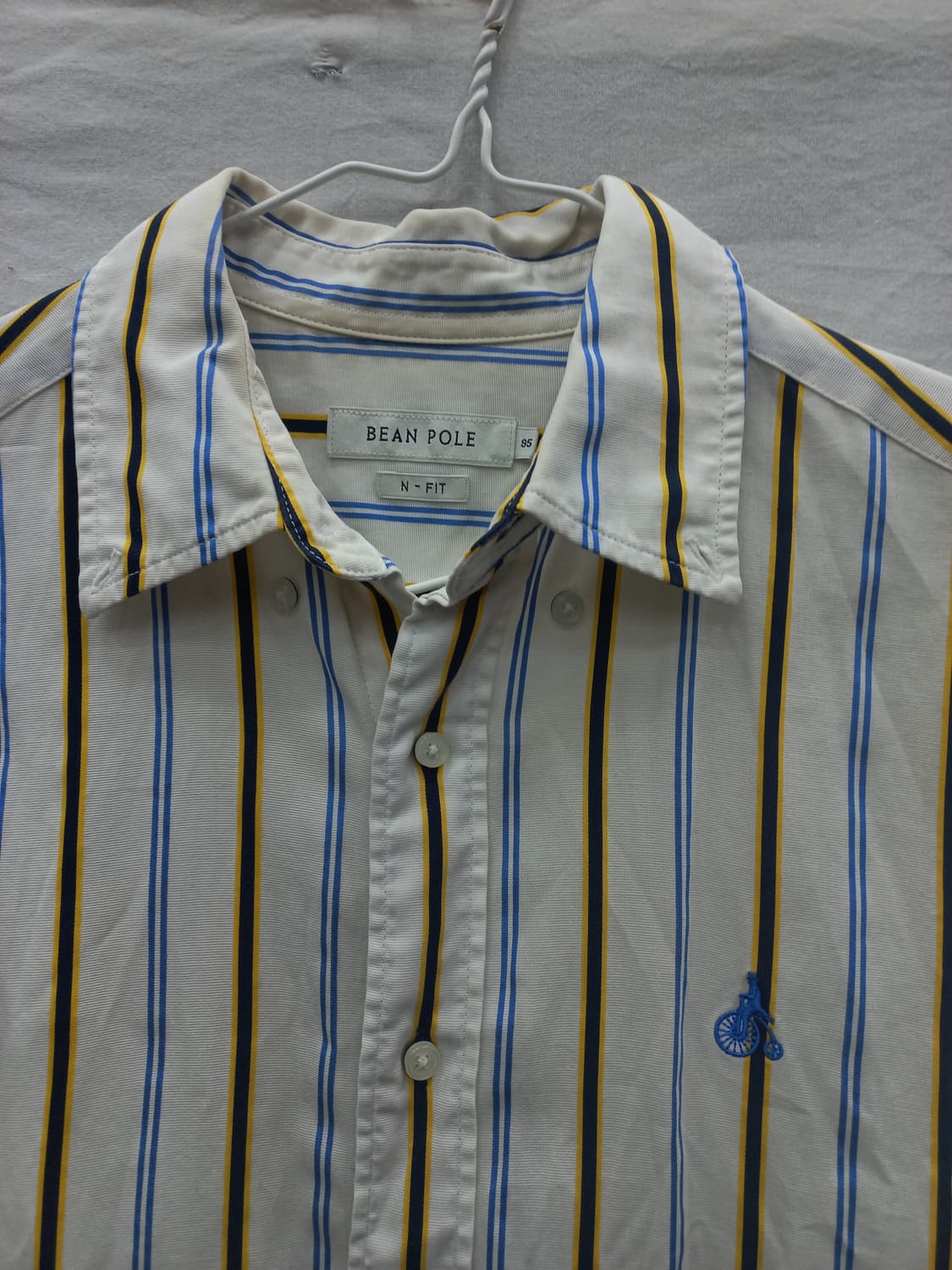 빈폴 스트라이프 반팔 셔츠 남95 상품이미지3