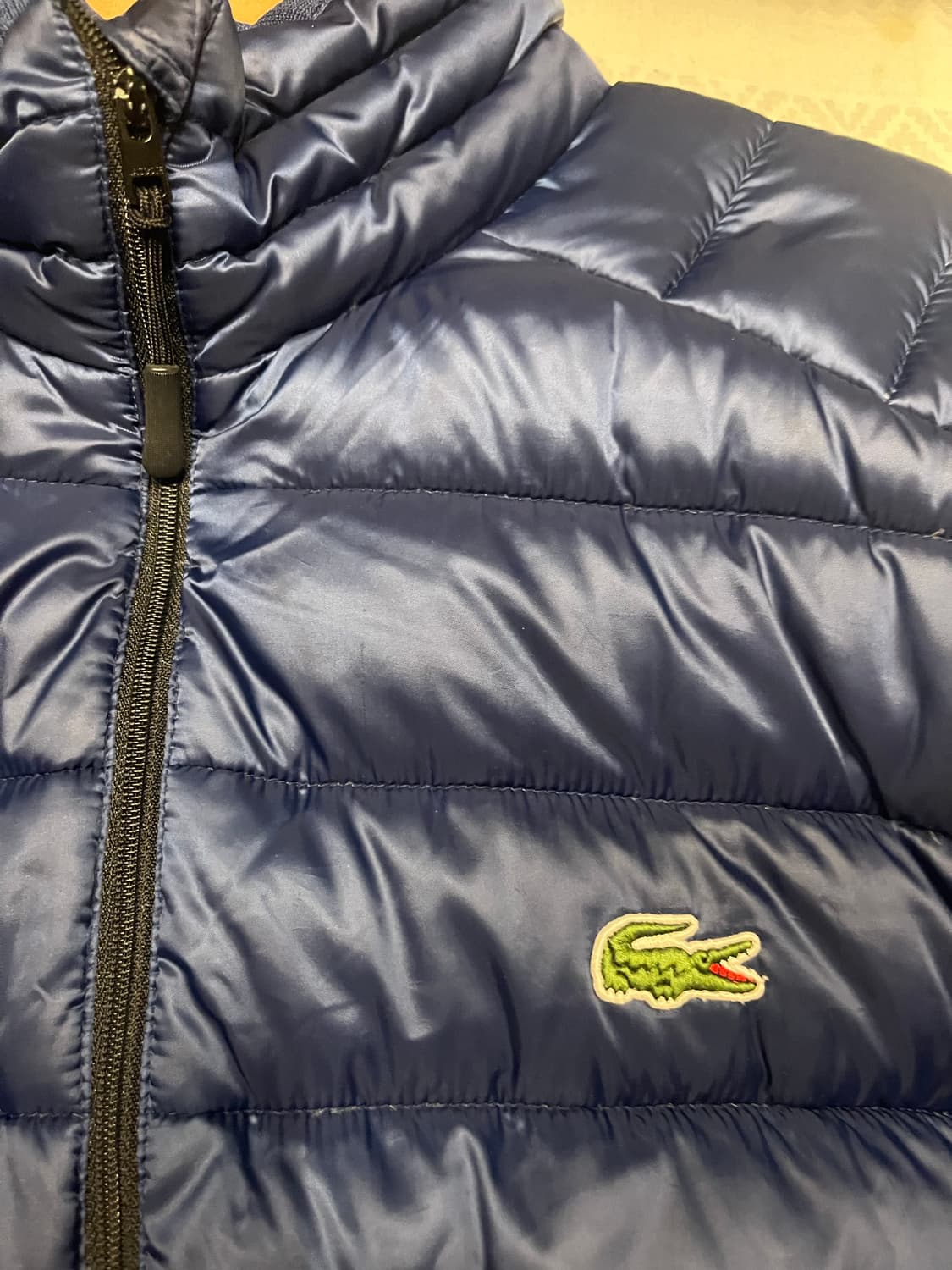 라코스테 네이비 구스 패딩 점퍼 상품이미지5