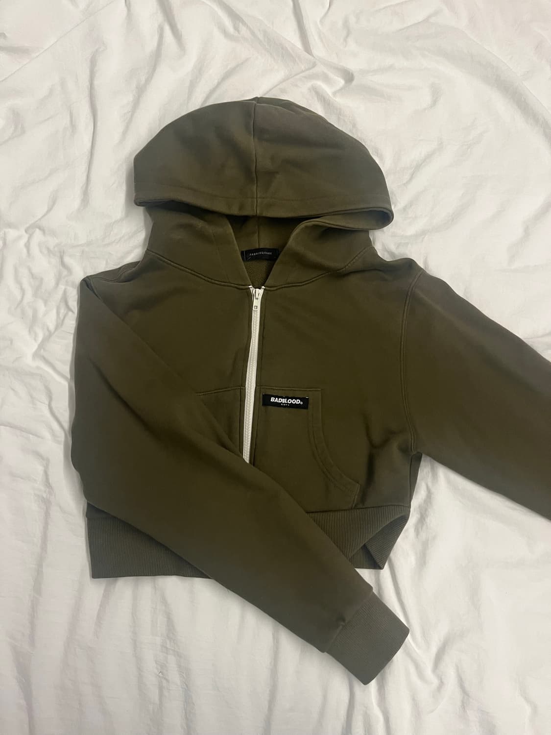 Badblood 크롭 후드집업 XS 상품이미지1