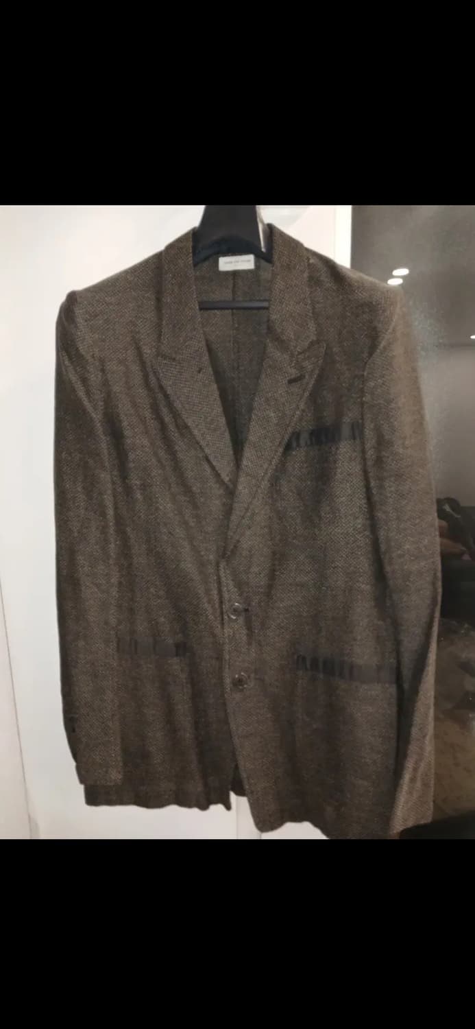 DRIES VAN NOTEN COTTON LINEN JACKET 상품이미지1