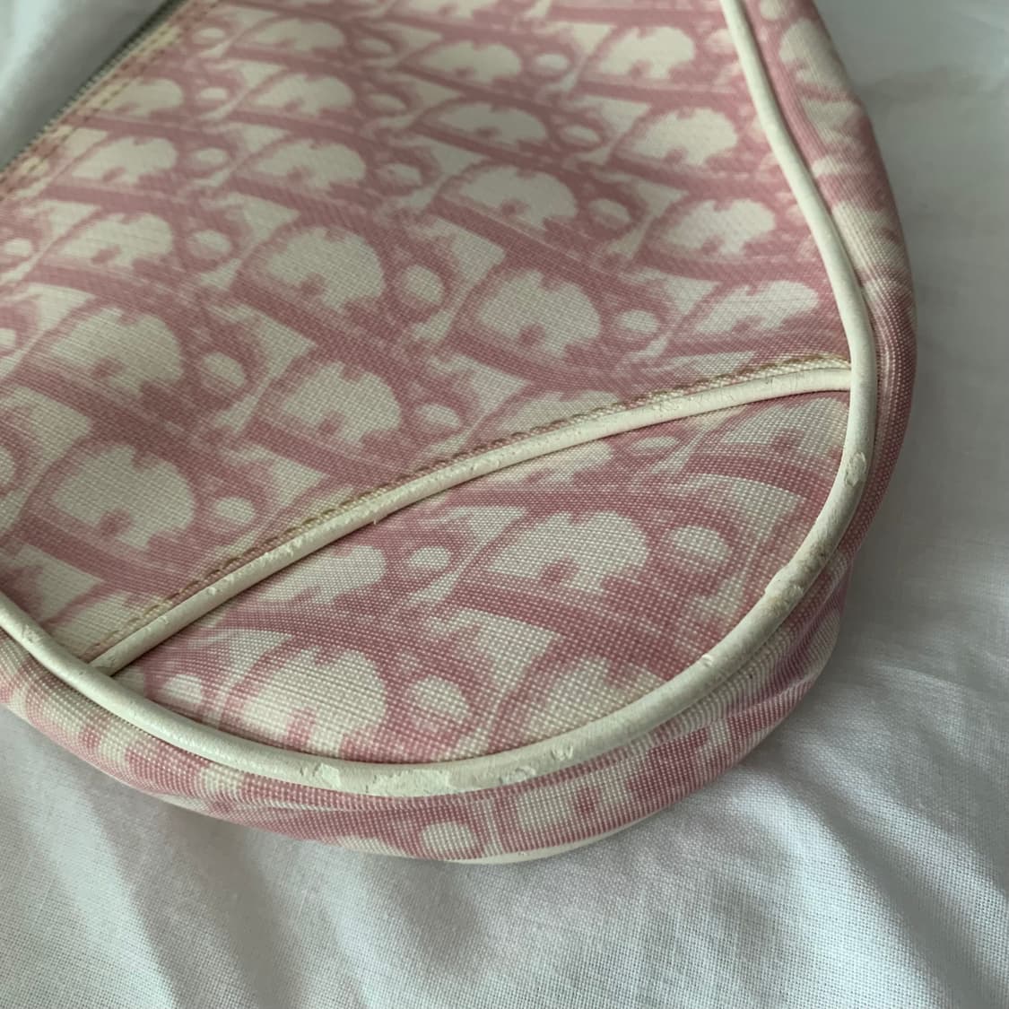 디올 오블리크 핑크 새들백 상품이미지3