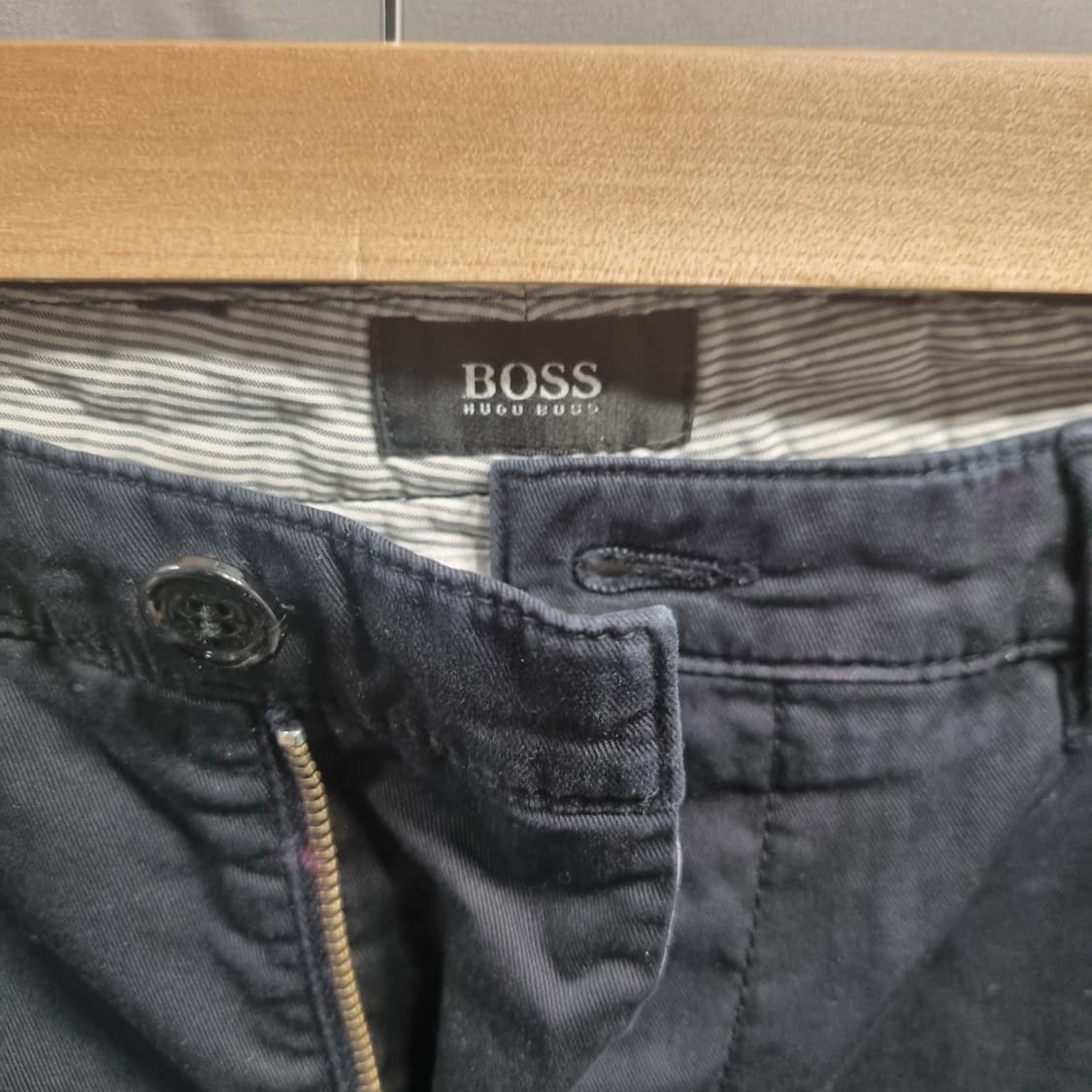 BOSS 블랙 남성 면바지 상품이미지3