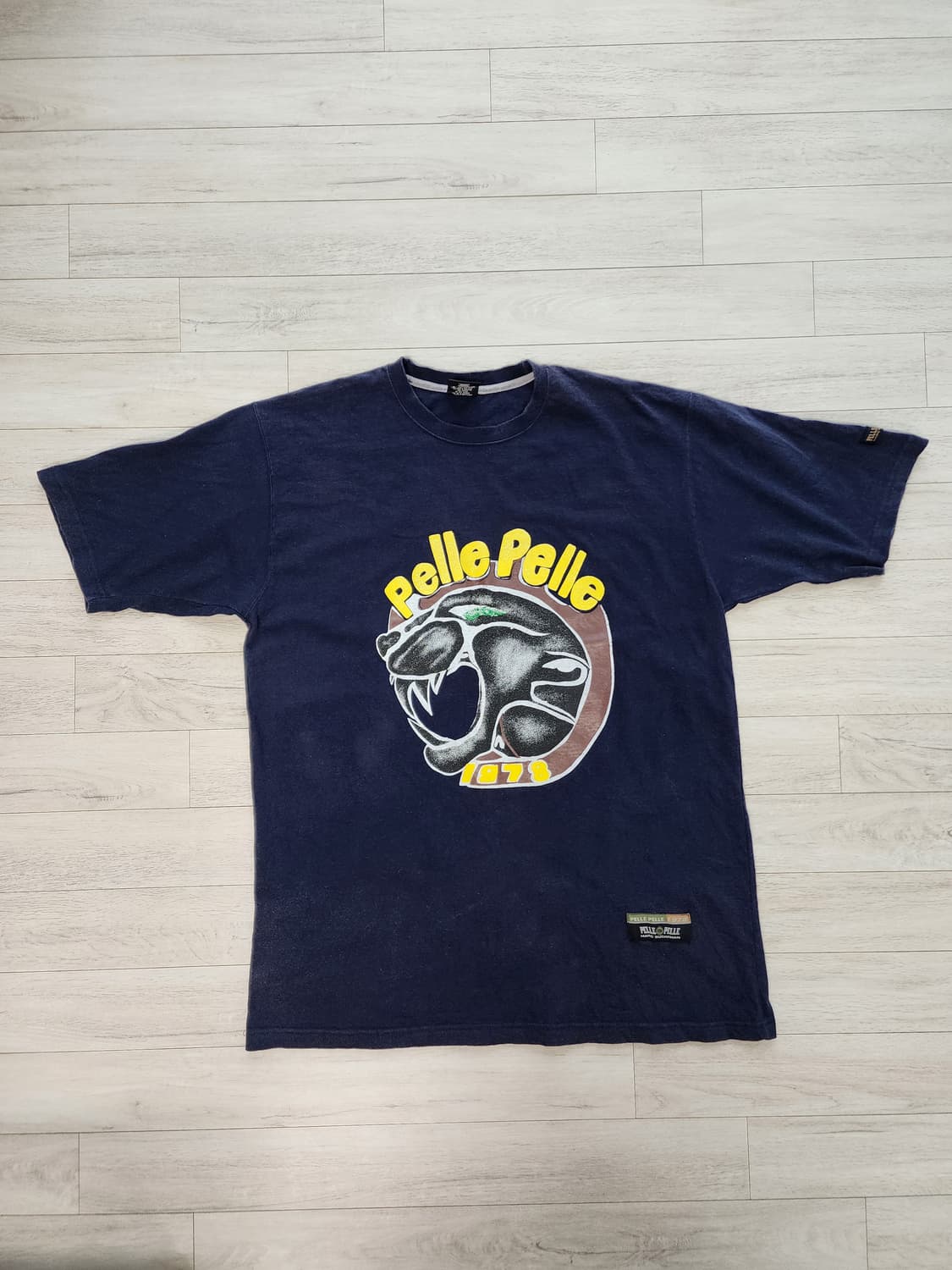 90's~00's Pelle Pelle 팬서 그래픽 반팔 티셔츠 상품이미지1