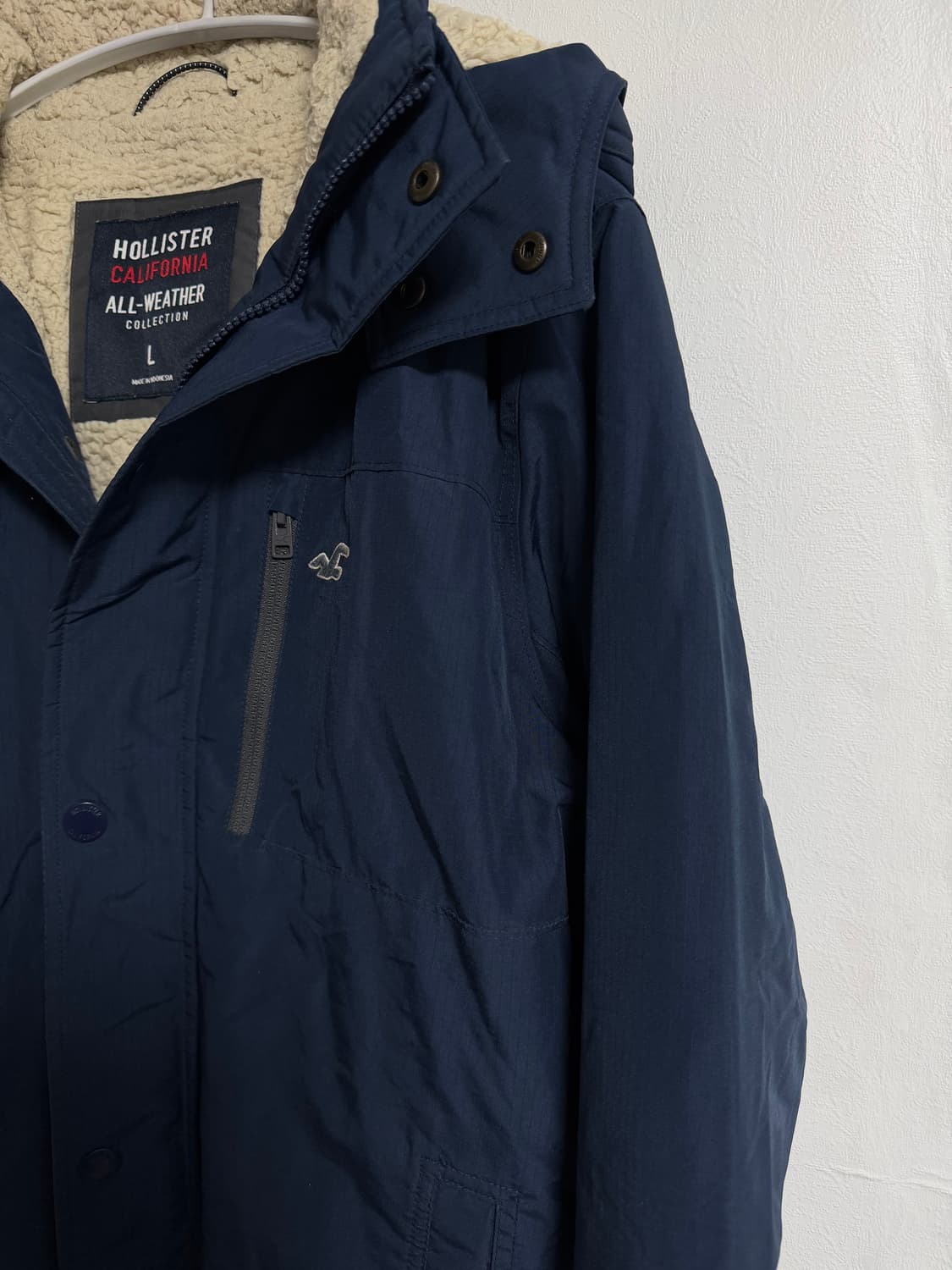 홀리스터 올웨더 쉐르파 안감 후드 자켓 상품이미지3