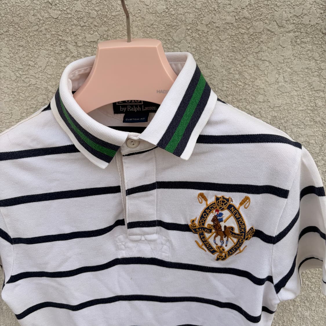폴로 랄프로렌 빈티지 와펜 스프라이트 PK카라 반팔티(S) 상품이미지3