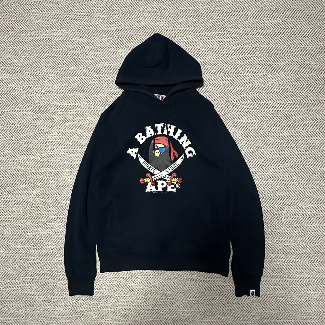 BAPE pirate hoodie black 상품이미지1