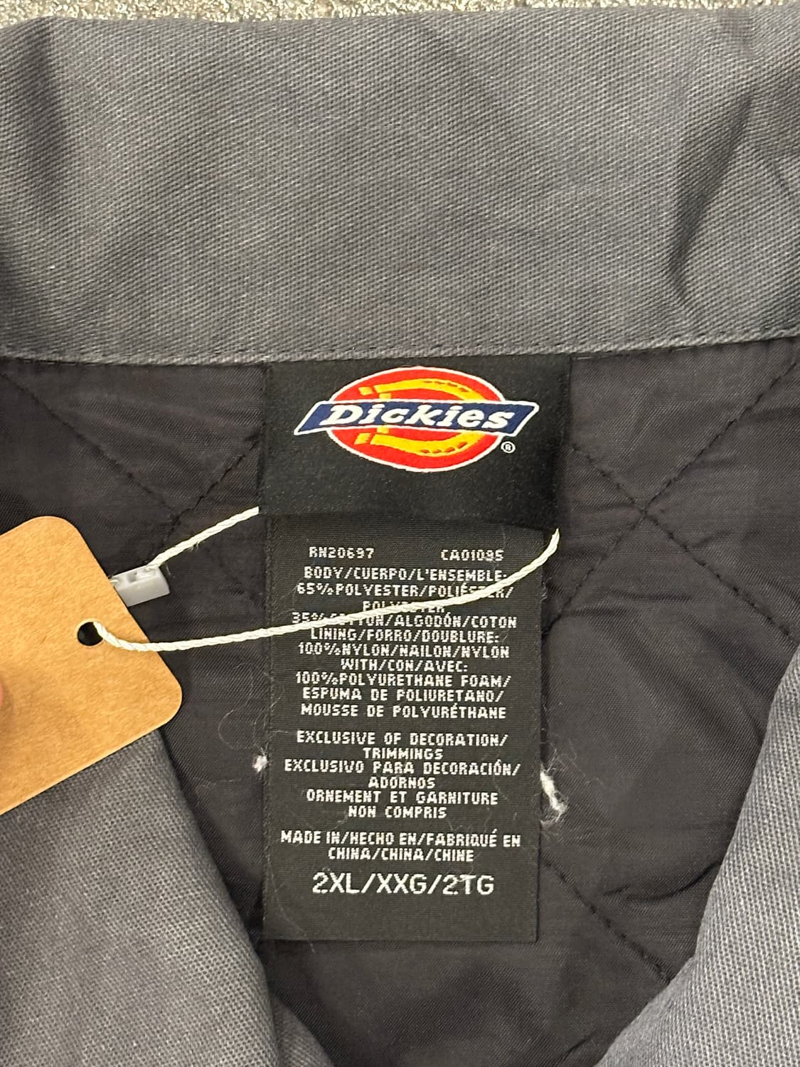 Dickies 디키즈 워크자켓 차콜 XXL 상품이미지4