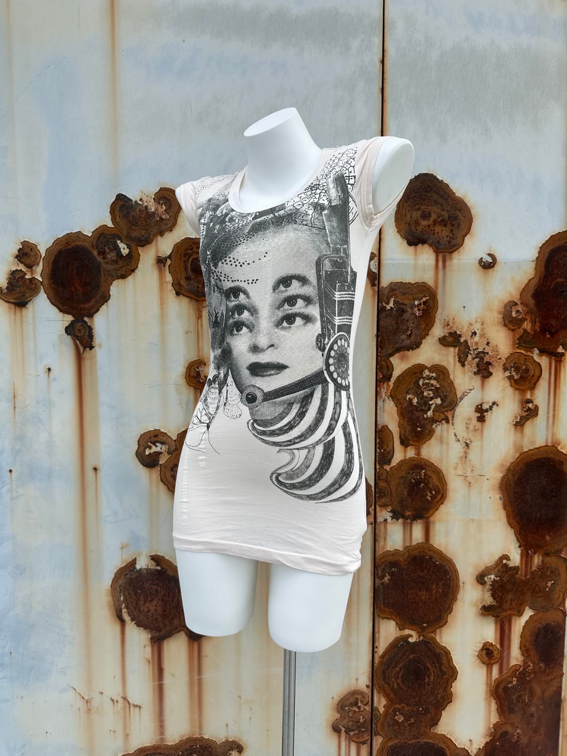 🎸DIESEL 화이트 프린팅 티셔츠🎸 상품이미지5