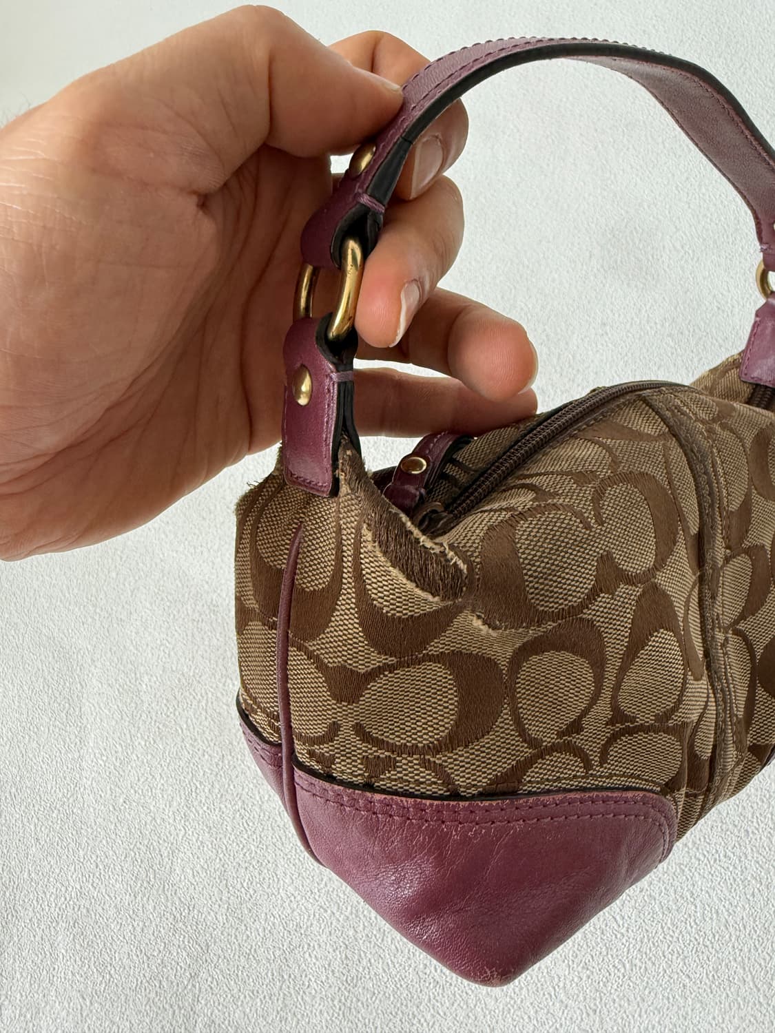 코치(COACH) 모노그램 미니백(원단 손상 있음) 상품이미지3