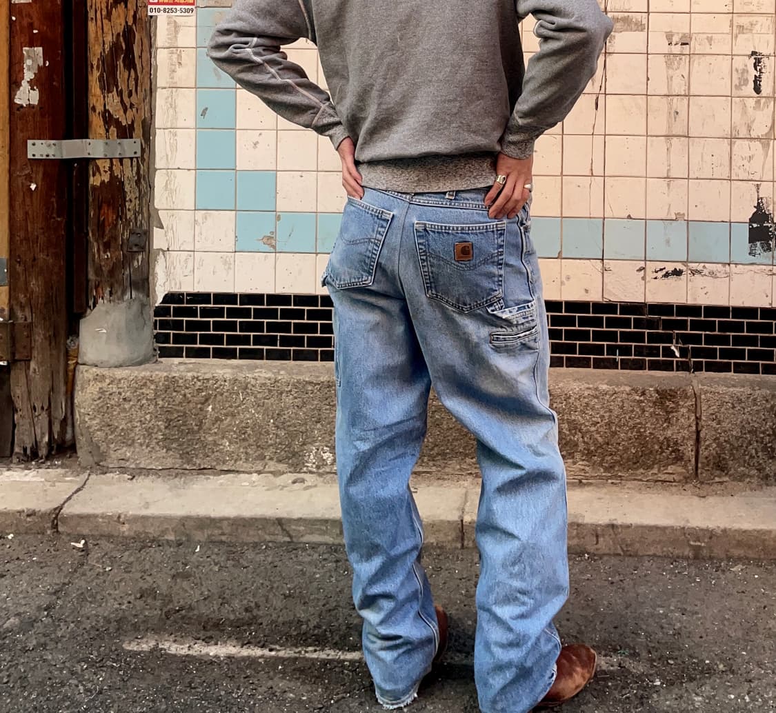 칼하트 카펜터 데님 워크팬츠 상품이미지1