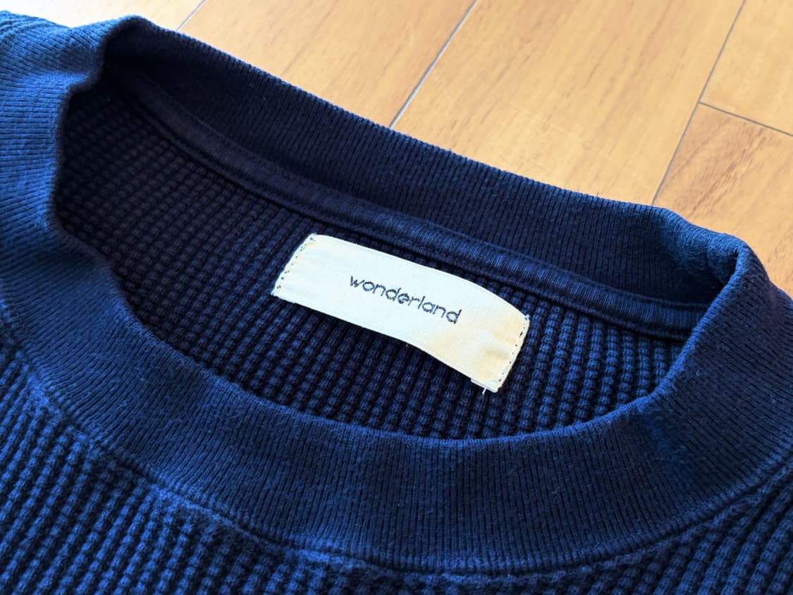 [WONDERLAND] WAFFLE L/S (DARK NAVY) 상품이미지2