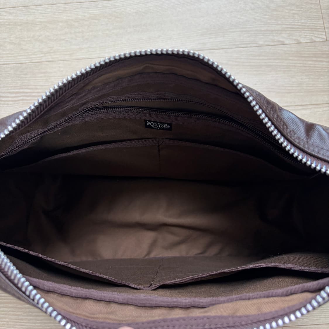 요시다포터 프리스타일 크로스백 브라운 L(707-07173) (미사용에가 상품이미지6