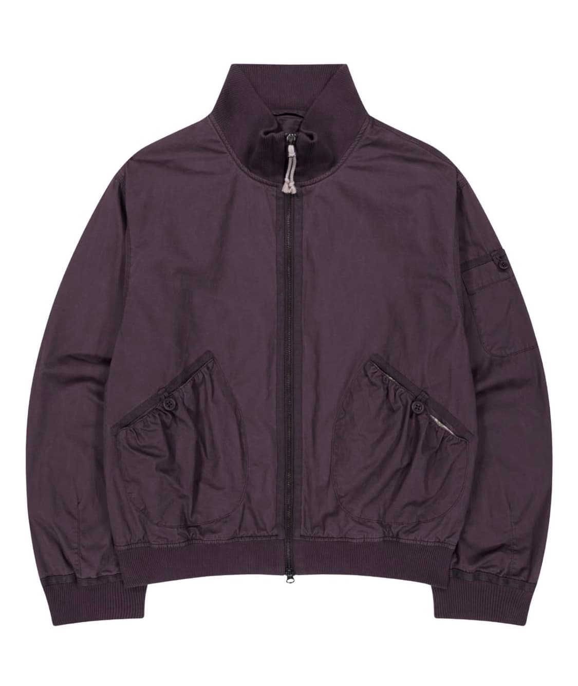 구매글) 코이세이오 더스티 코튼 봄버 자켓 퍼플 1 상품이미지1