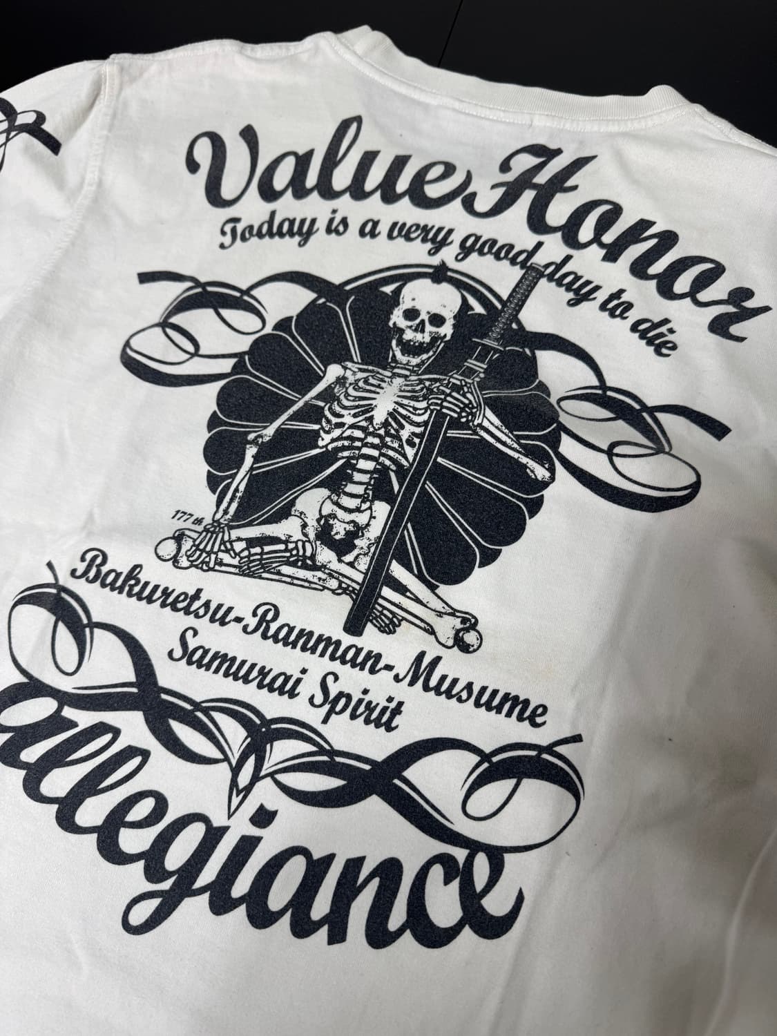 테드 컴퍼니 폭렬난만무책 바이커 스컬 롱슬리브 상품이미지3