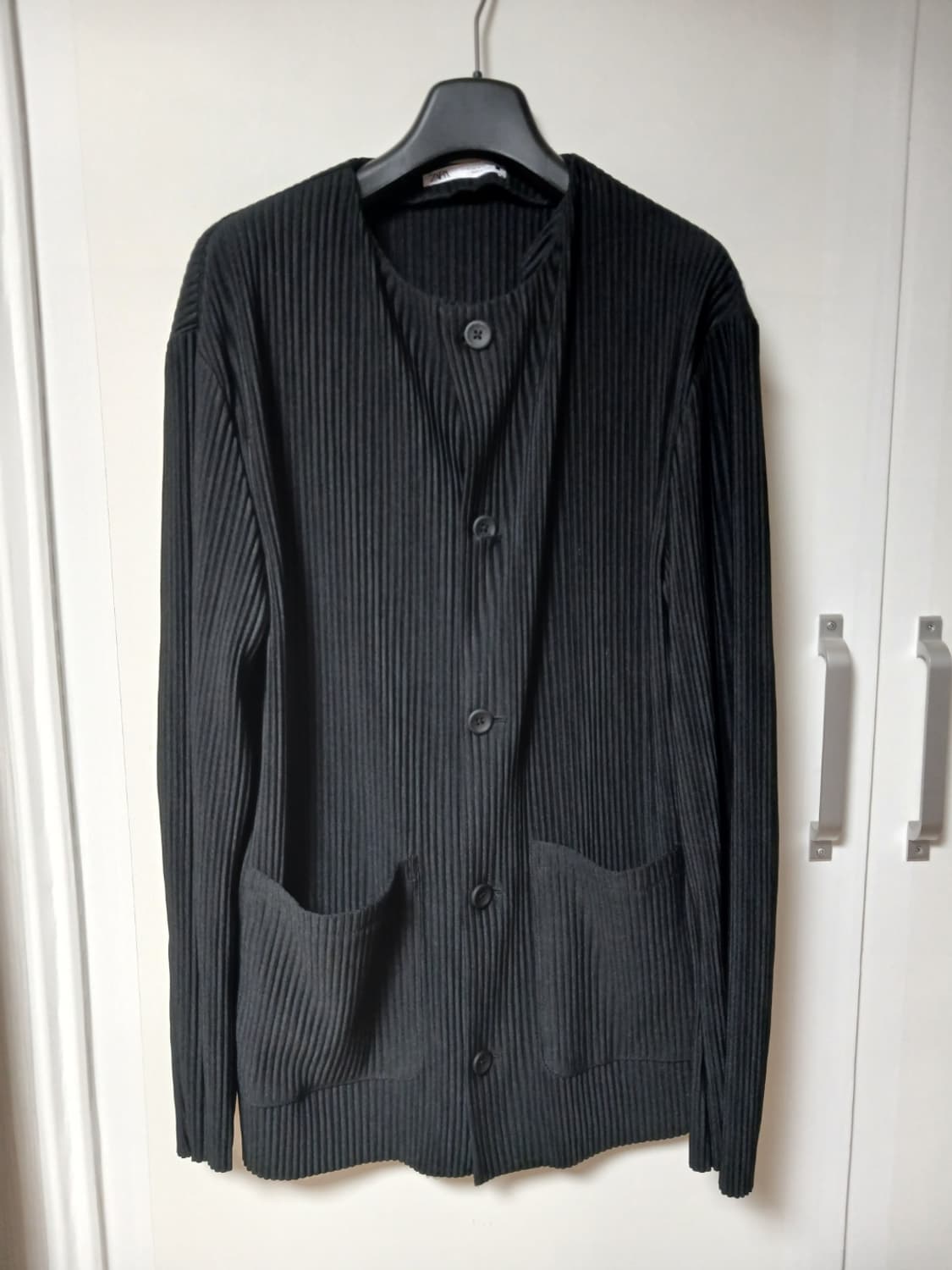 자라 블랙 플리츠 가디건 m 상품이미지1