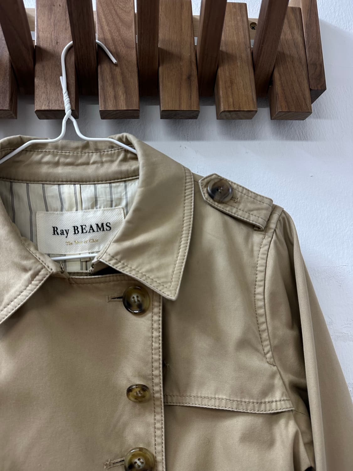 드라이완료 일본빈티지 레이빔즈 Ray Beams 더블 트렌치코트 자켓  상품이미지3
