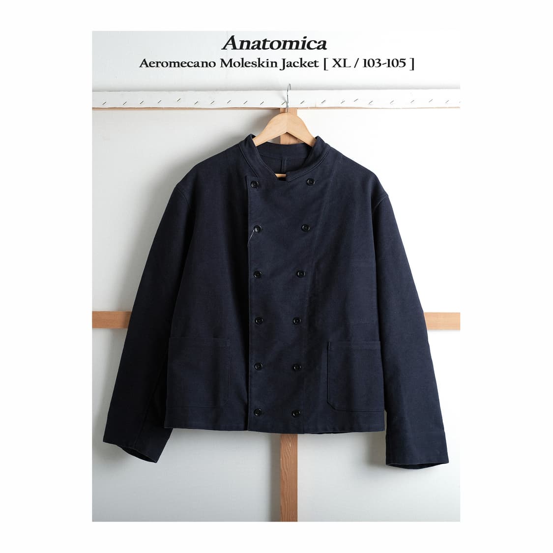 아나토미카 Aeromecano 몰스킨 더블 자켓 XL(103-105) 상품이미지1