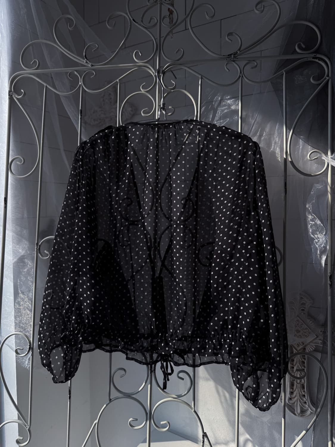 Dot Pocket See-Through Zip-Up 0336 상품이미지6