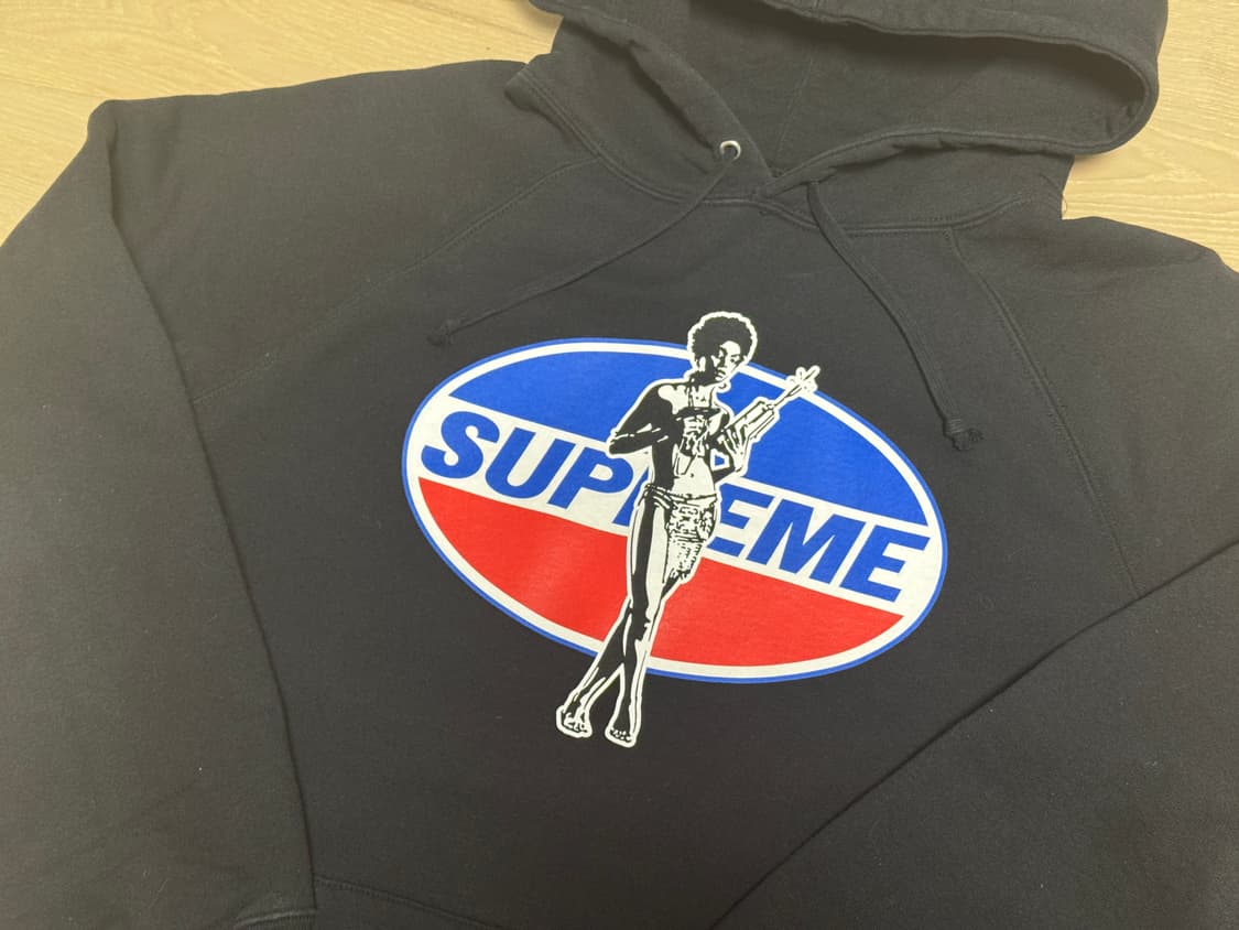 [L] 슈프림 x 히스테릭 글래머 펩시걸 후드 블랙 상품이미지5