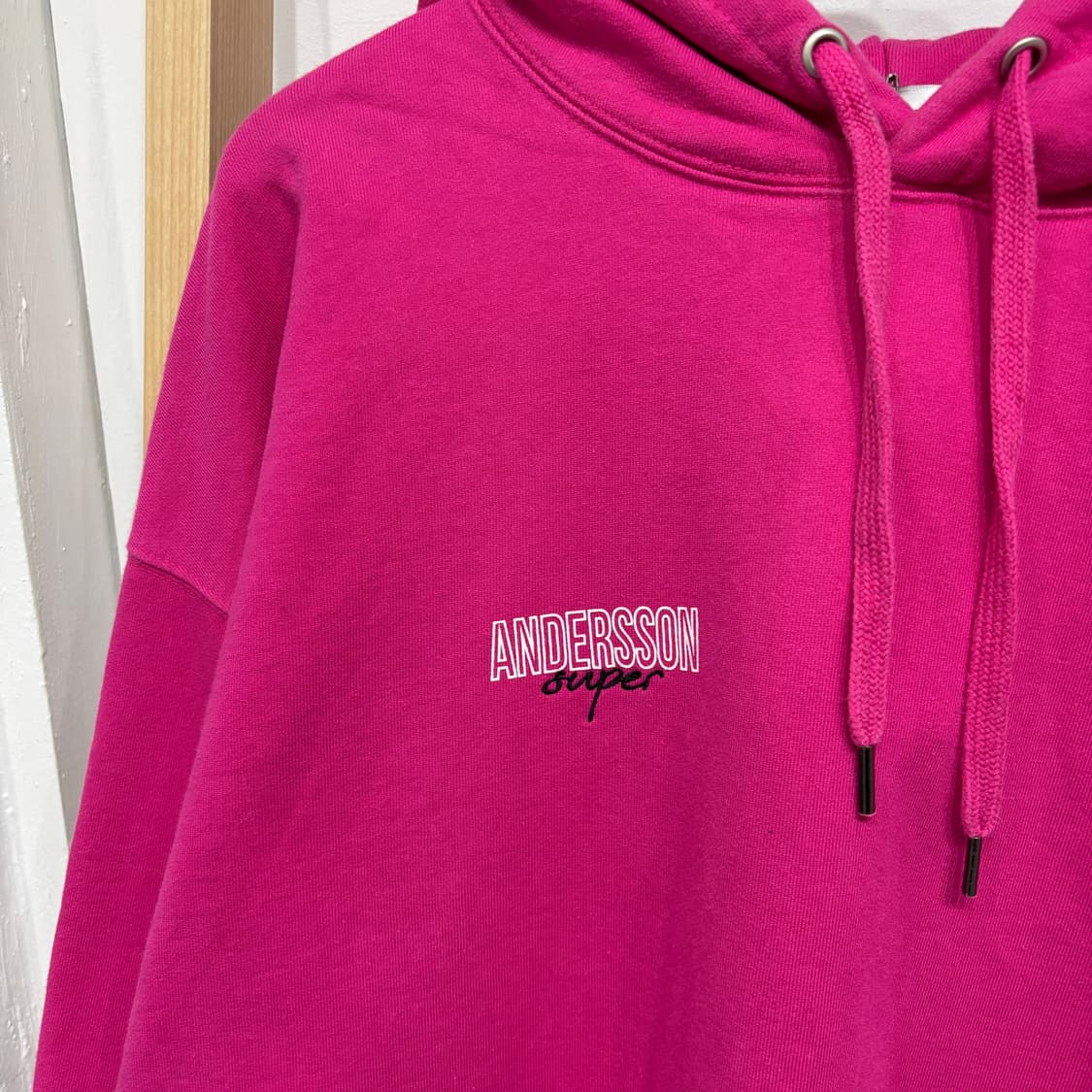 앤더슨벨 빅로고 후드티 상품이미지3