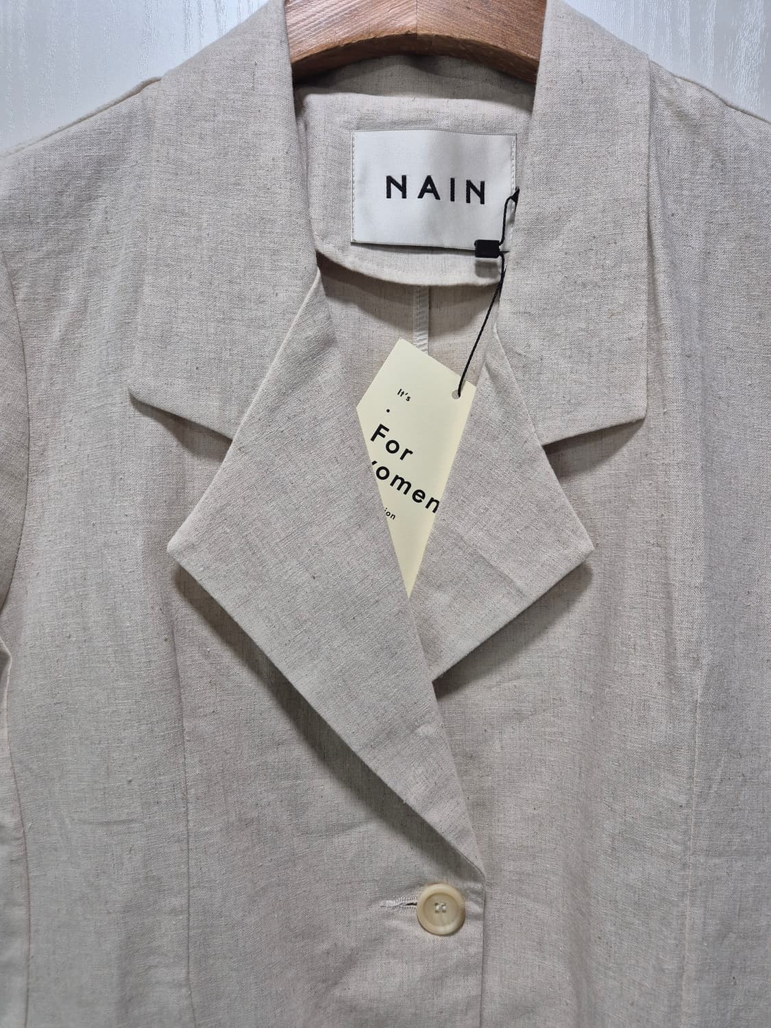 NAIN 나인 반팔 린넨 자켓 상품이미지3