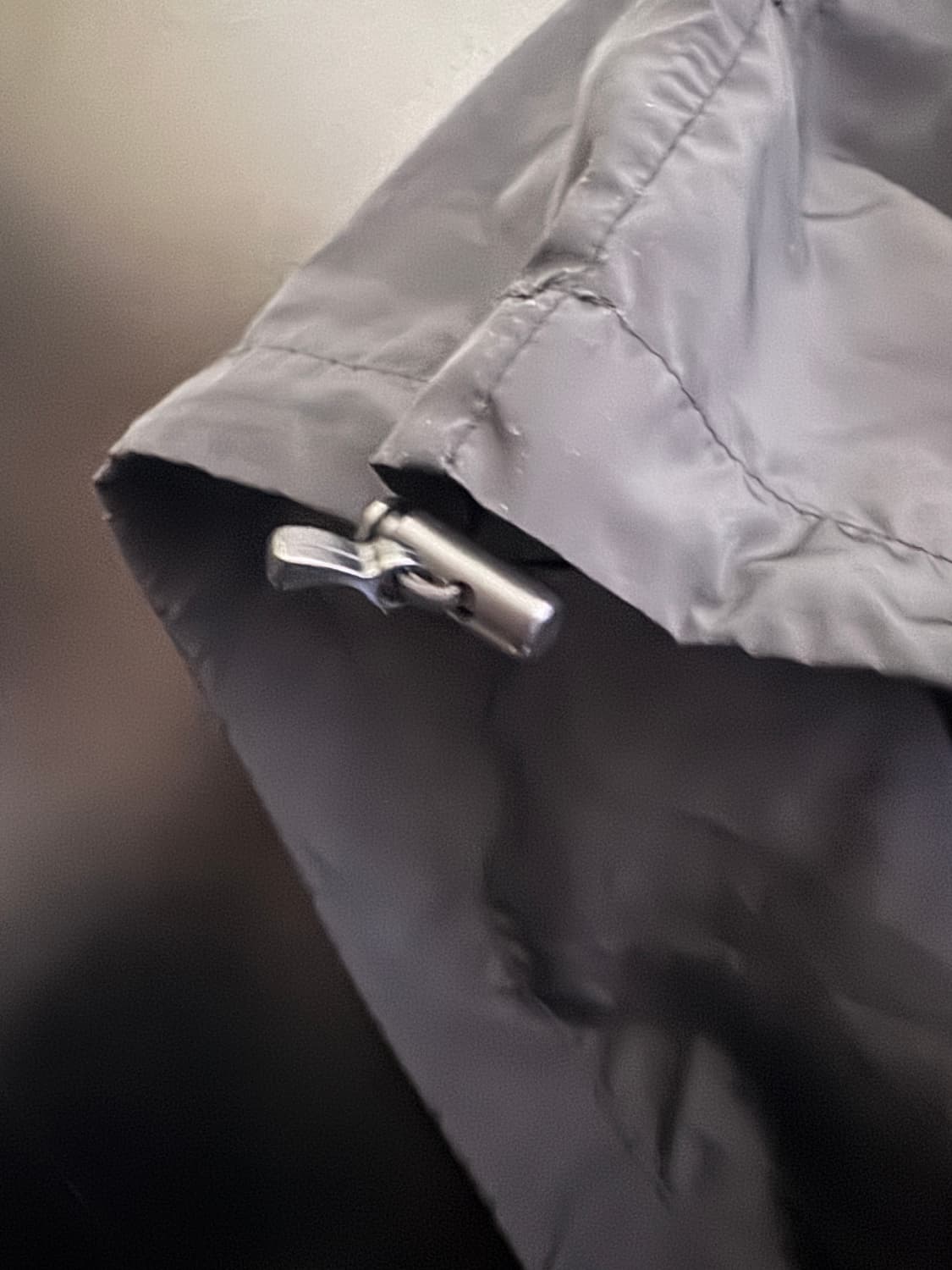 Fcmm 23년도 밑단스트링 바람막이 반집업 아노락 S 블랙 상품이미지5