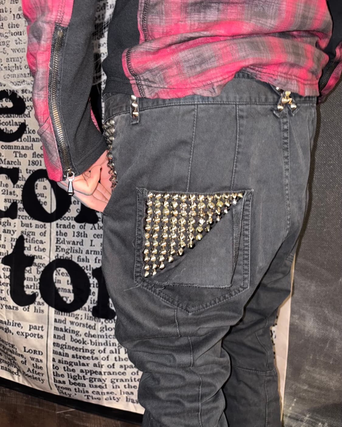 Zac vargas stud chino pants 상품이미지4