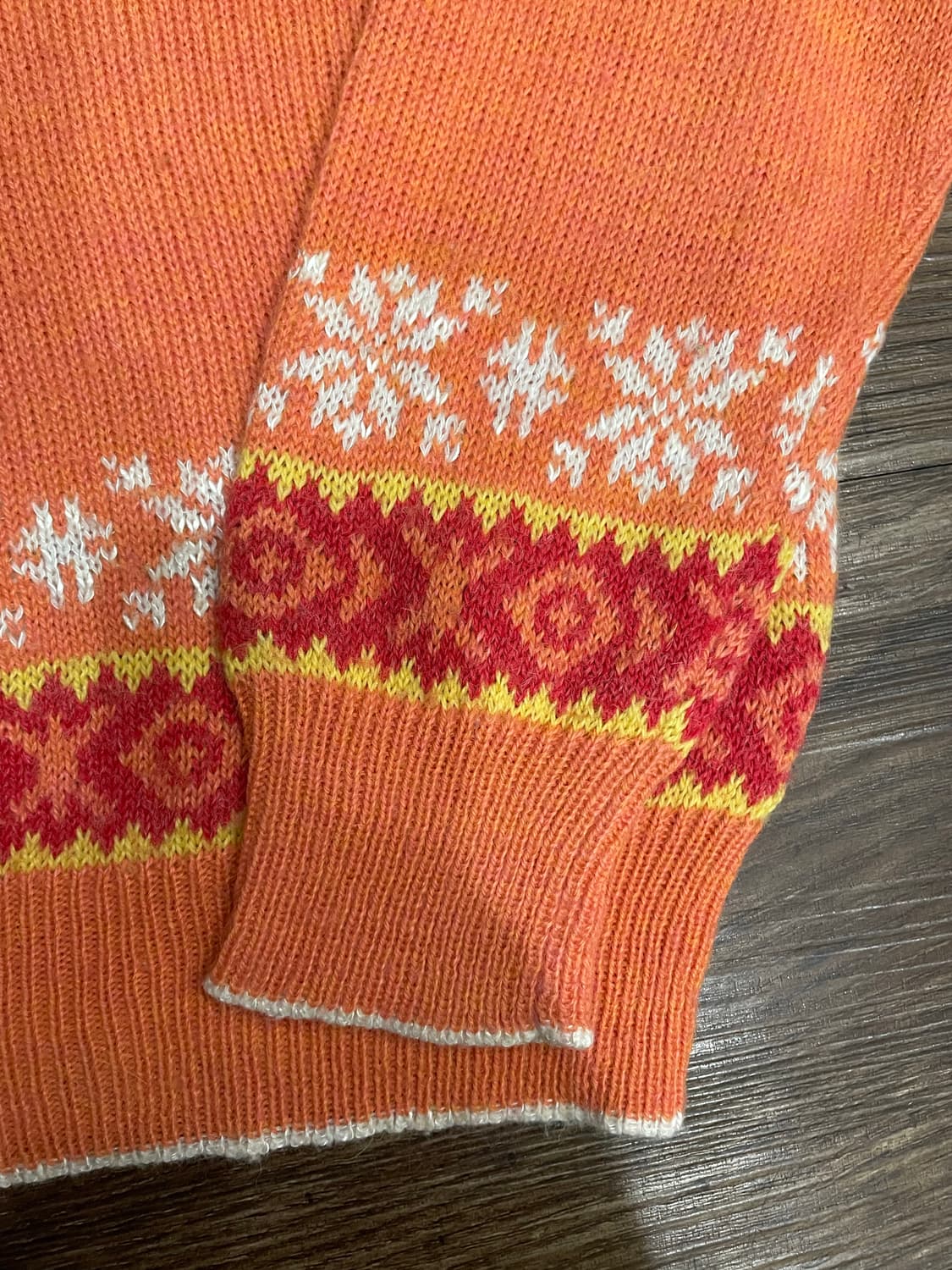 90s Christian Dior Fair Isle Knit Sweate 상품이미지4