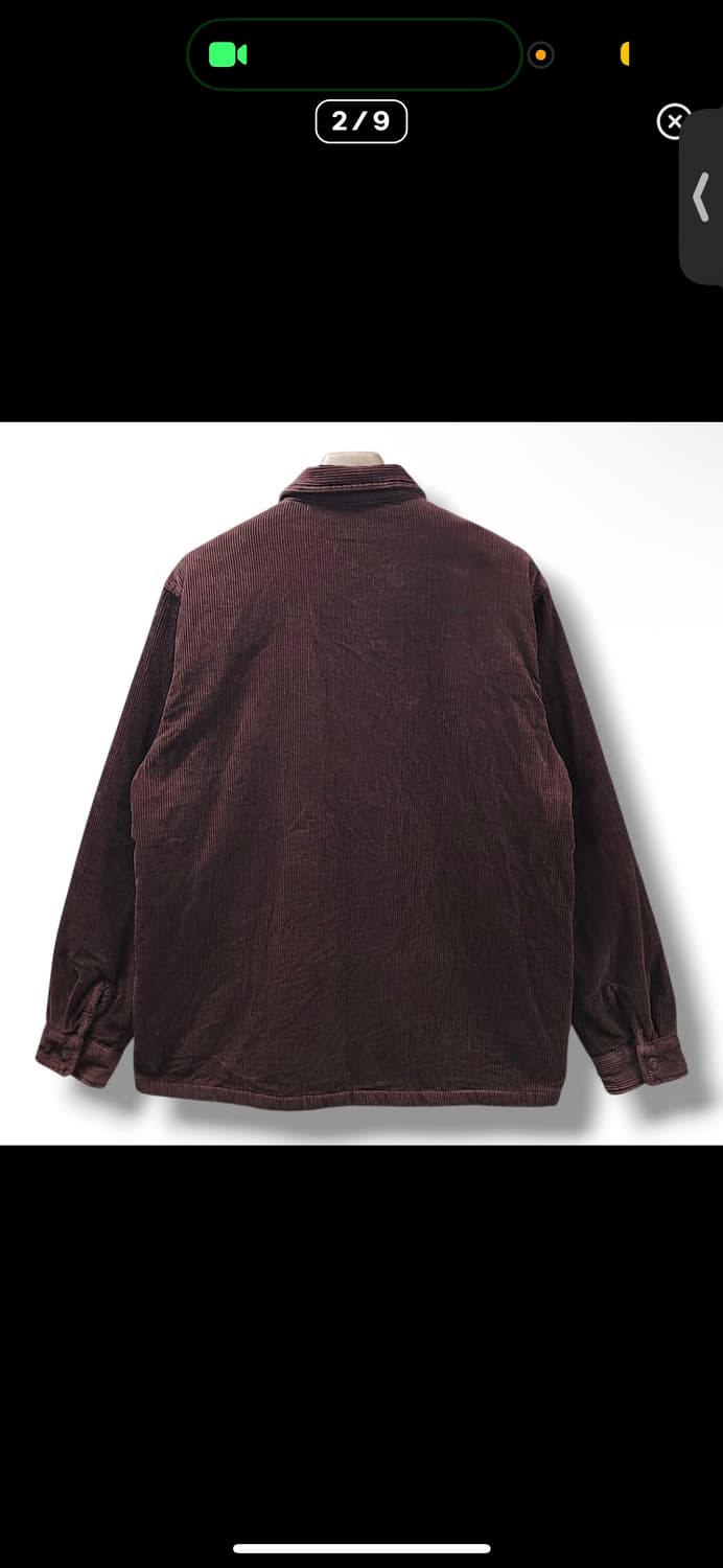 [m] 칼하트 코듀로이 셔츠 자켓 버건디 상품이미지2