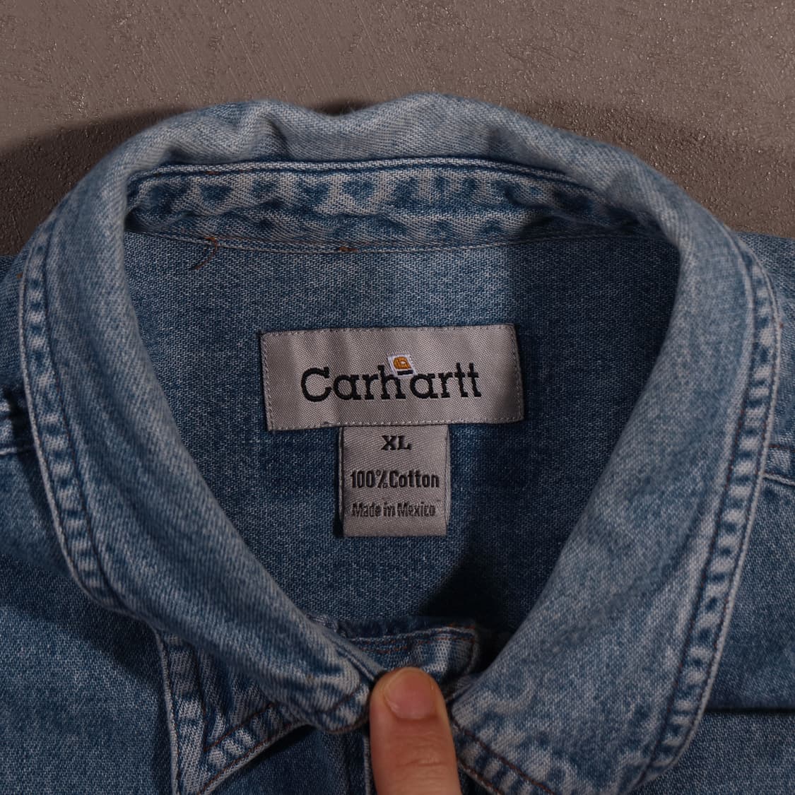 칼하트 데님 반팔셔츠 상품이미지4