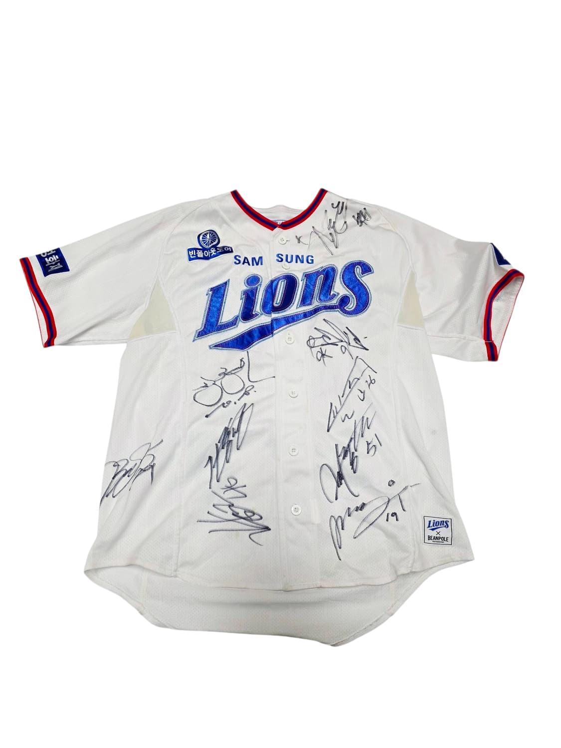 [삼성라이온즈] 박해민 58번 마킹 친필 싸인 빈폴 유니폼 100  상품이미지1