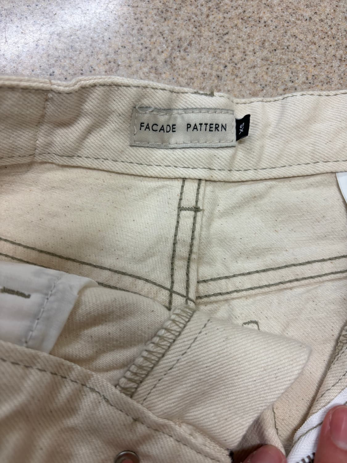 파사드패턴 클래식데님 에크루 xs 상품이미지3