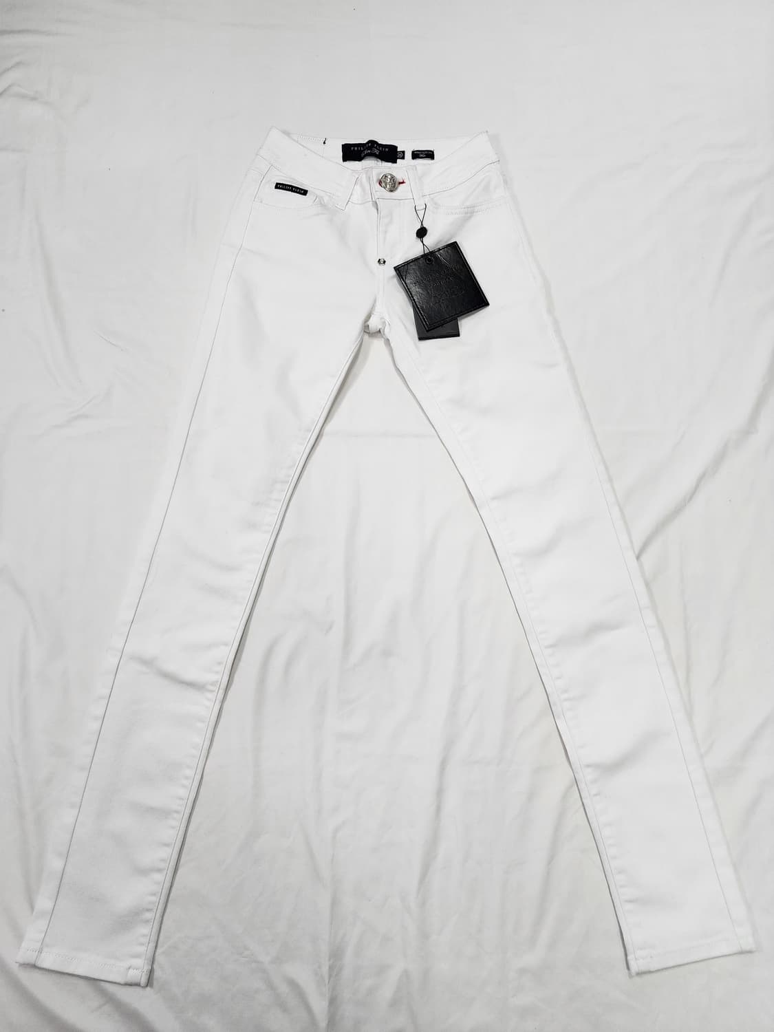 필립플레인 화이트 엔젤 슬림핏 스키니진 상품이미지1