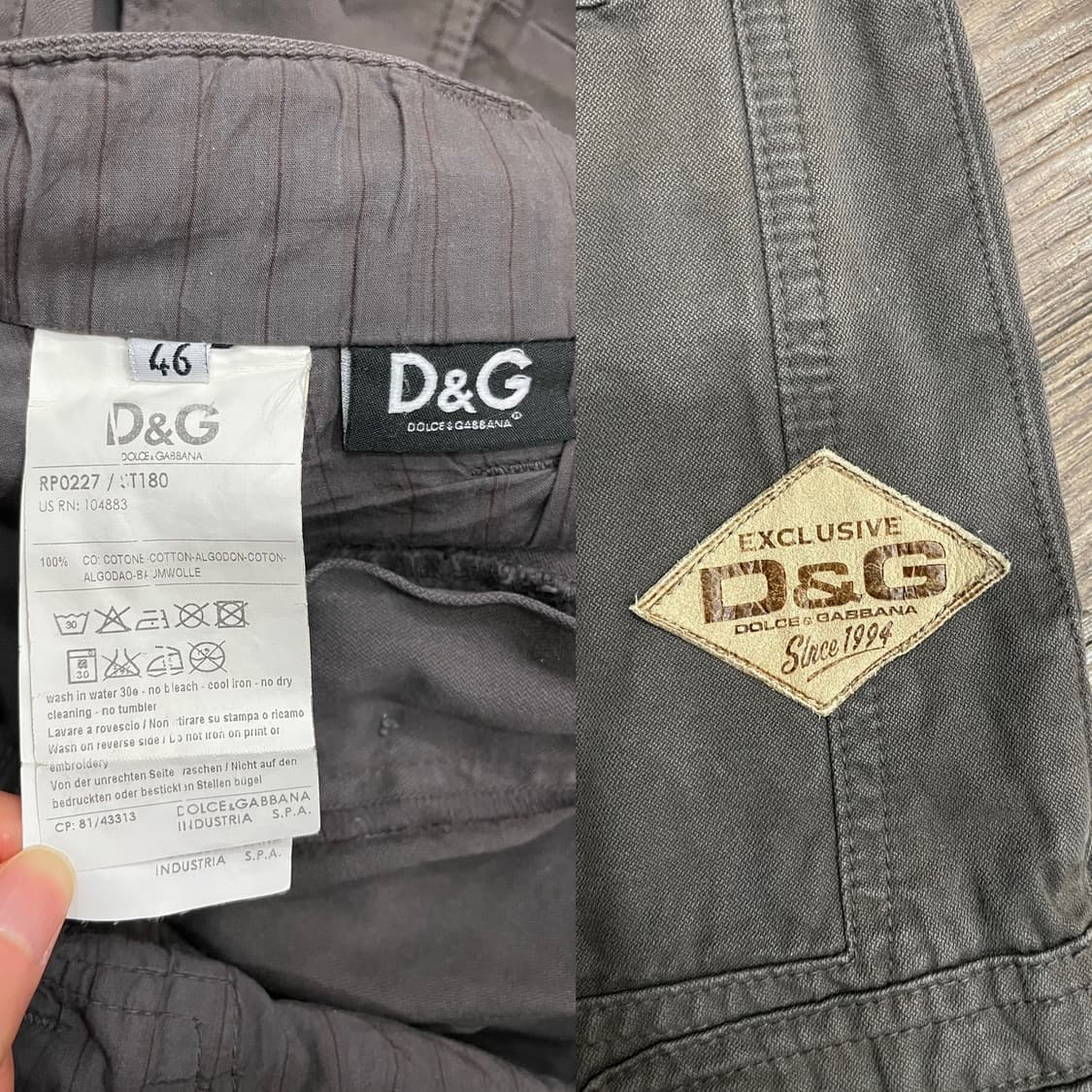 돌체앤가바나 D&G 유틸리티 카고 팬츠 상품이미지10