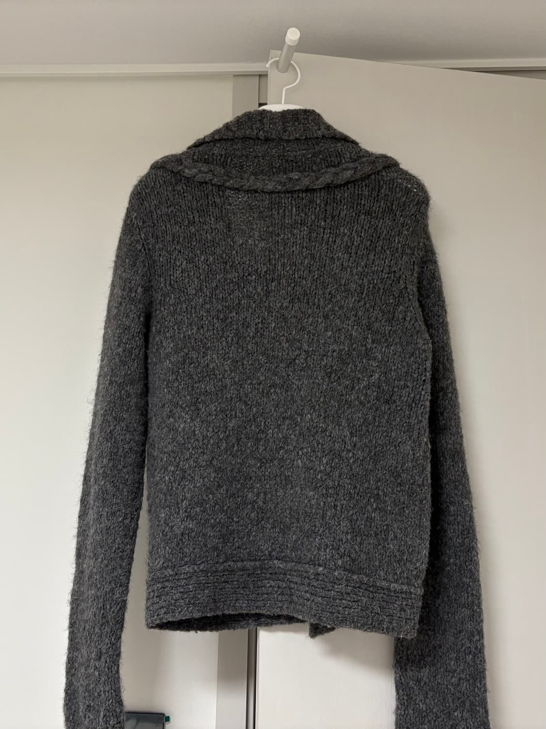 디젤 그레이 니트집업 상품이미지2