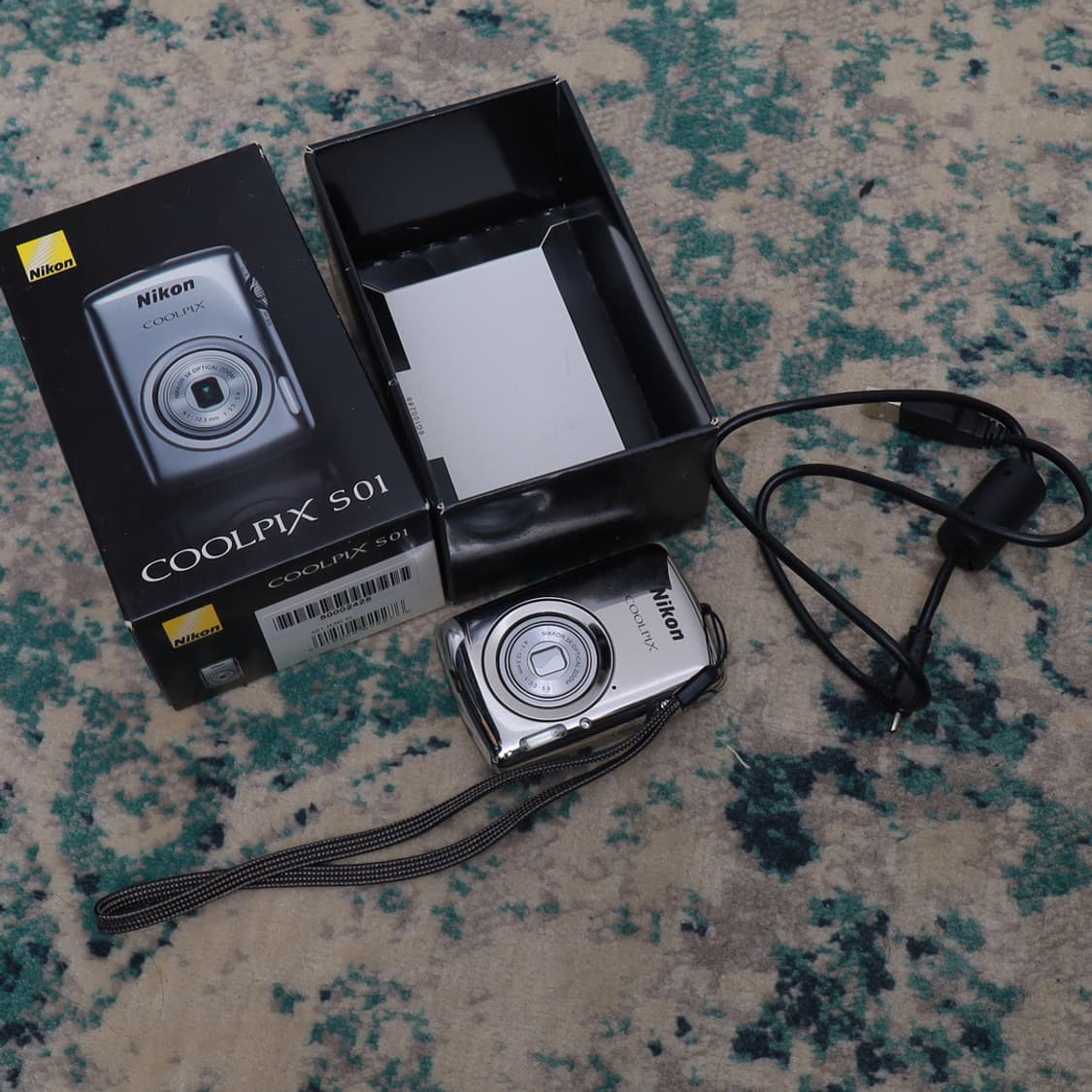 Nikon 니콘 쿨픽스 s01 coolpix s01 실버 빈티지 디카 상품이미지8