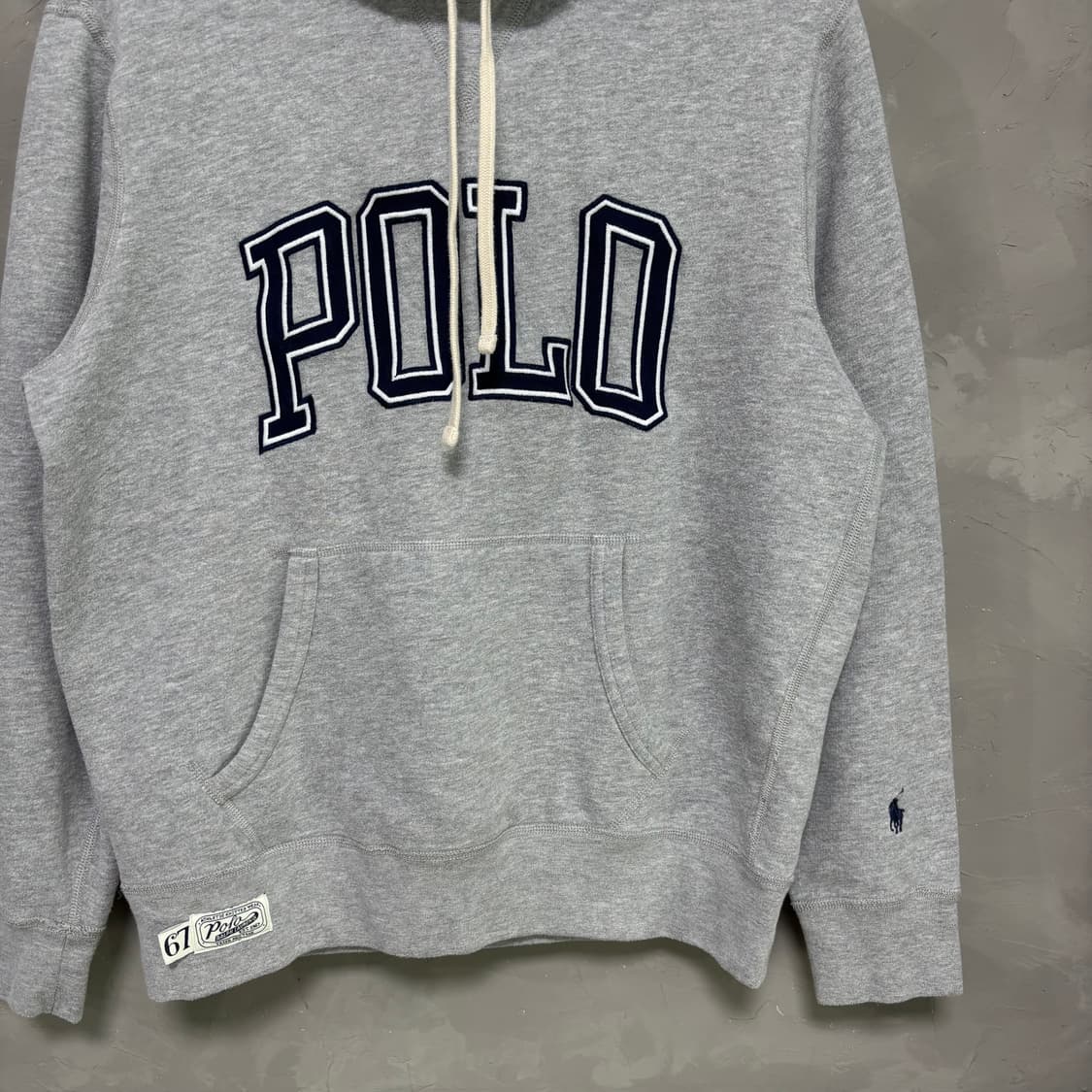폴로 랄프로렌 신형 빅로고 후드티 회색 그레이 상품이미지3