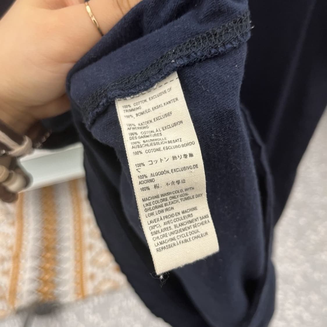 아베크롬비 빈티지 레트로 데미지로고 반팔티 L C11106 상품이미지6