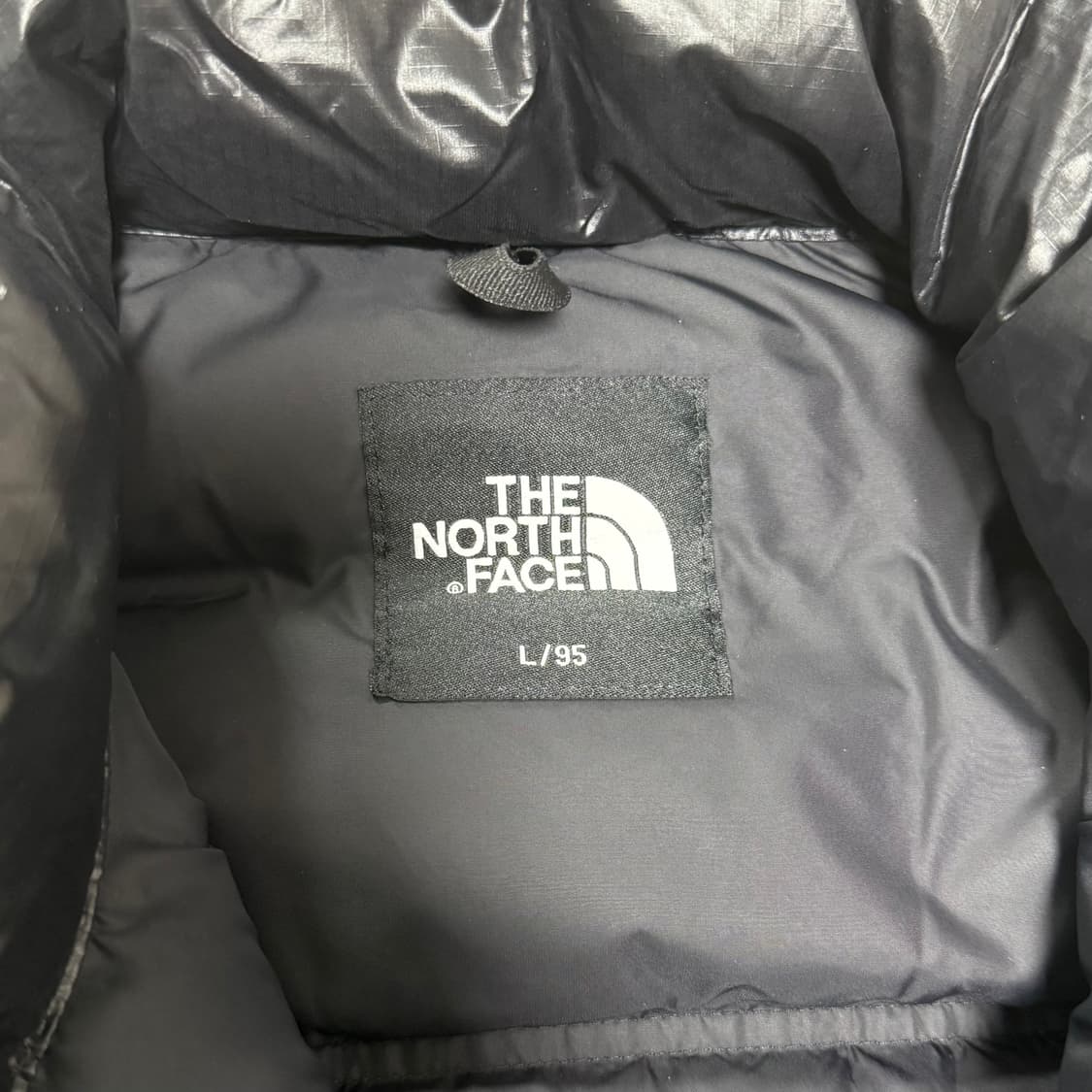 노스페이스 화이트 라벨 눕시 숏 자켓 패딩 블랙 상품이미지3