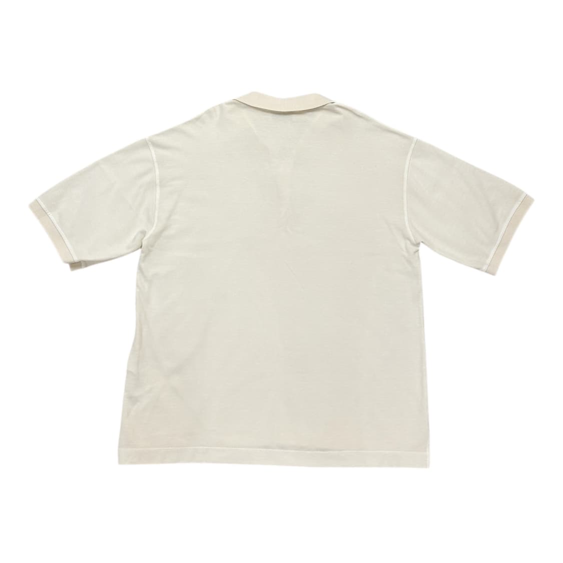 RECTO 렉토 피그먼트 폴로 카라티 크림 M 상품이미지3