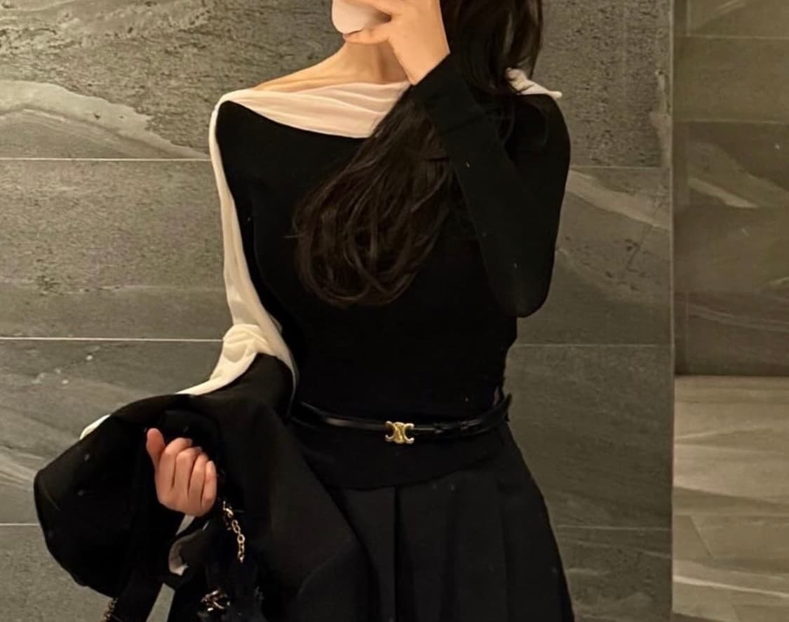 셀린느 스몰 트리옹프 벨트 블랙 상품이미지7