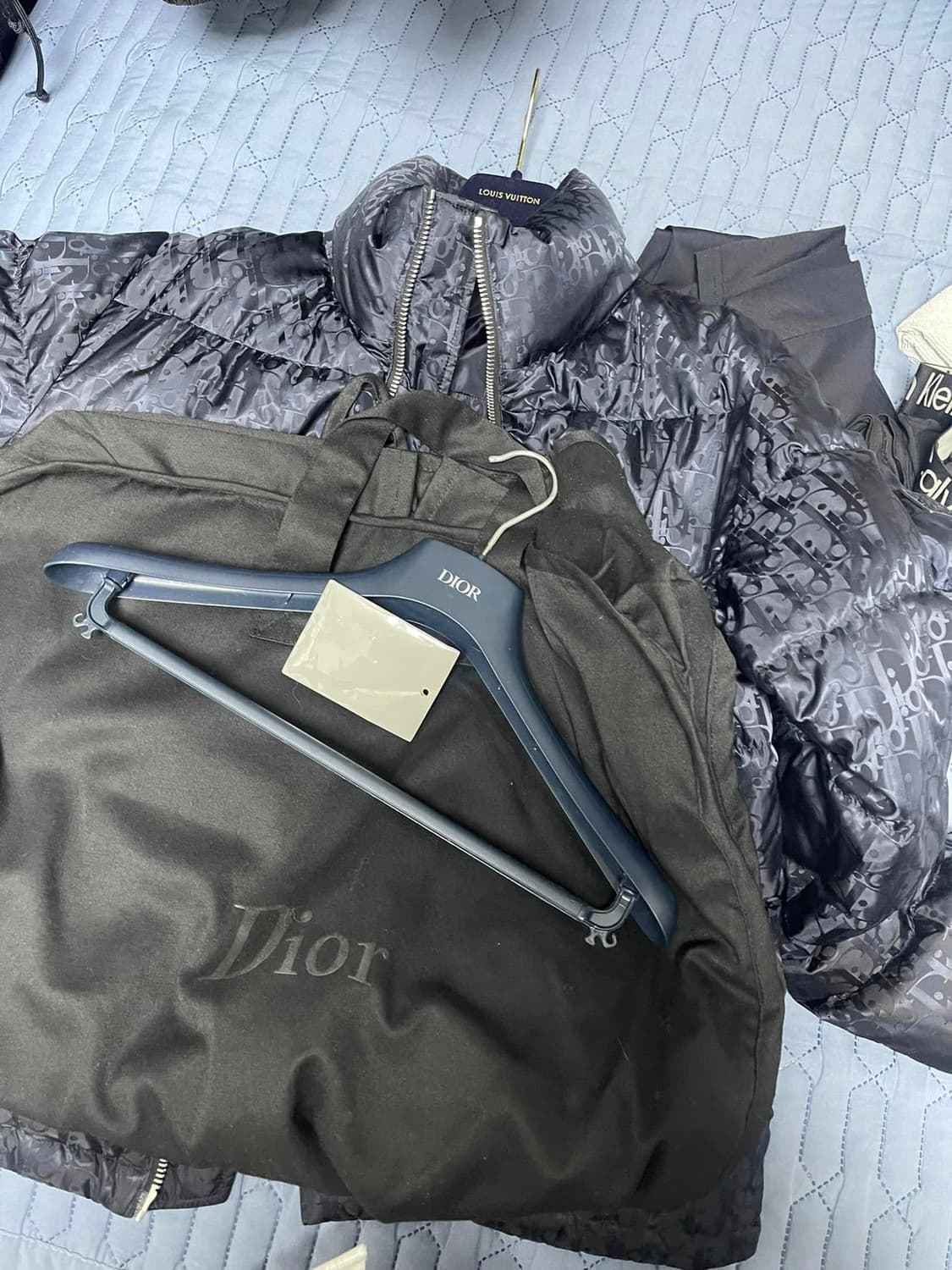 [50] 디올 오블리크 패딩 네이비 상품이미지5