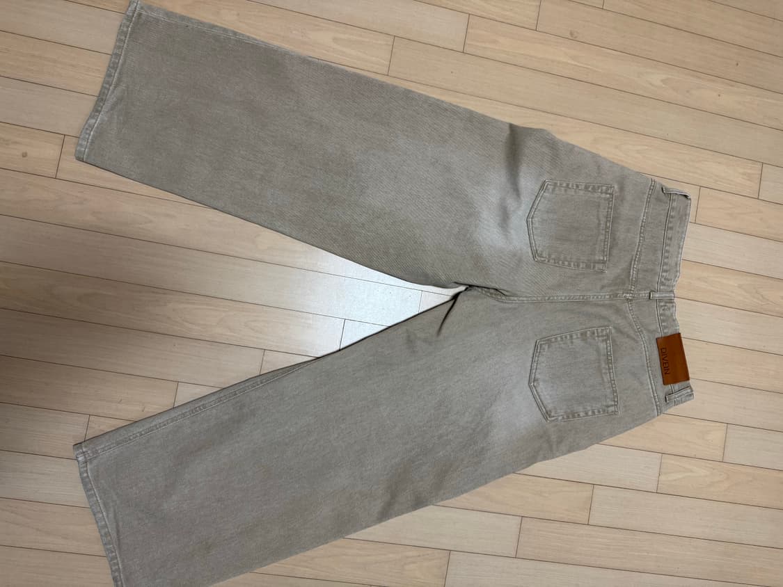 다이브인 와이드 데님 팬츠 베이지 2size 상품이미지7