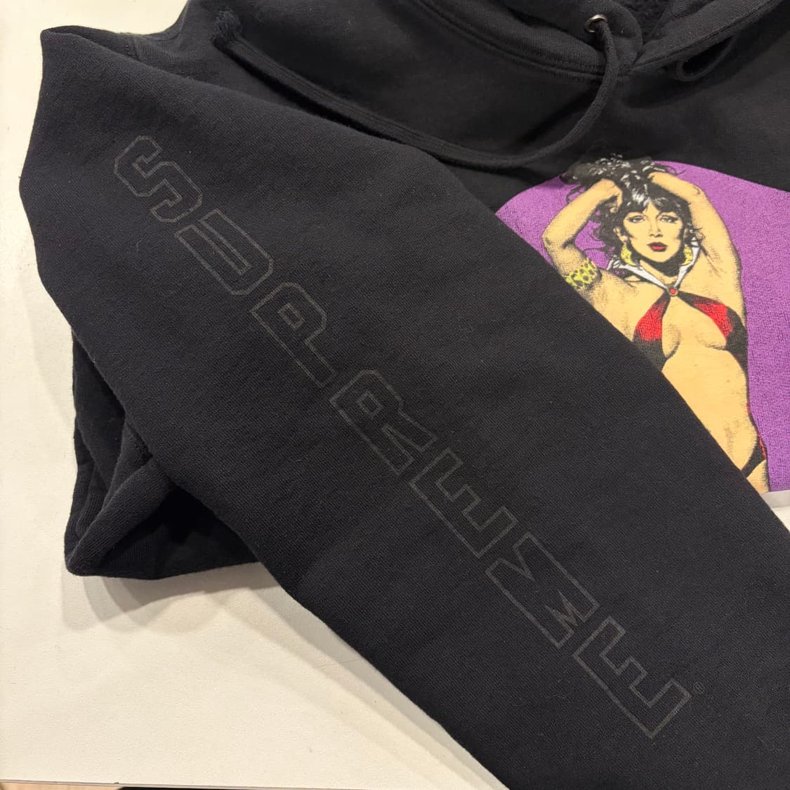 [L] 17ss 슈프림 뱀피렐라 블랙 후드티 B526 상품이미지7