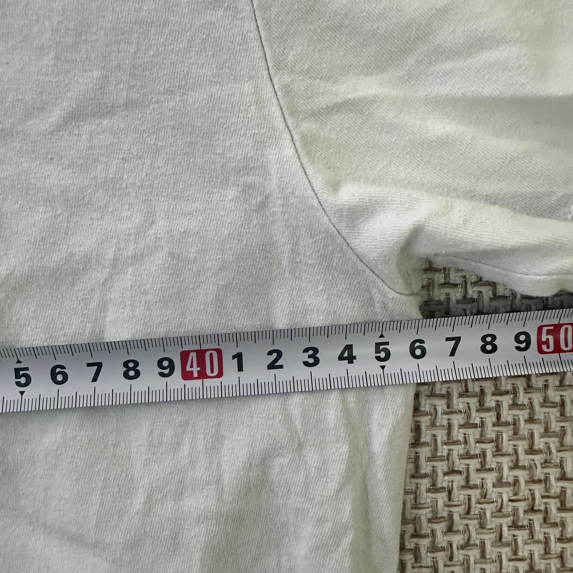 실측확인 빈티지 로고 반팔티 0416D 상품이미지4