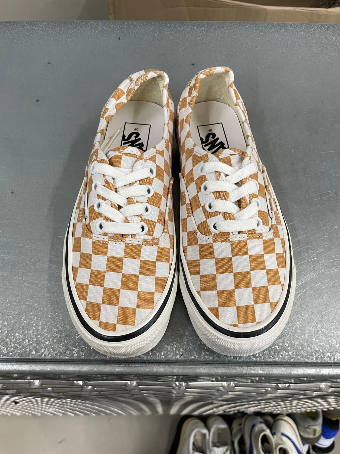 반스 어센틱 44 DX 오렌지 화이트 235 상품이미지5